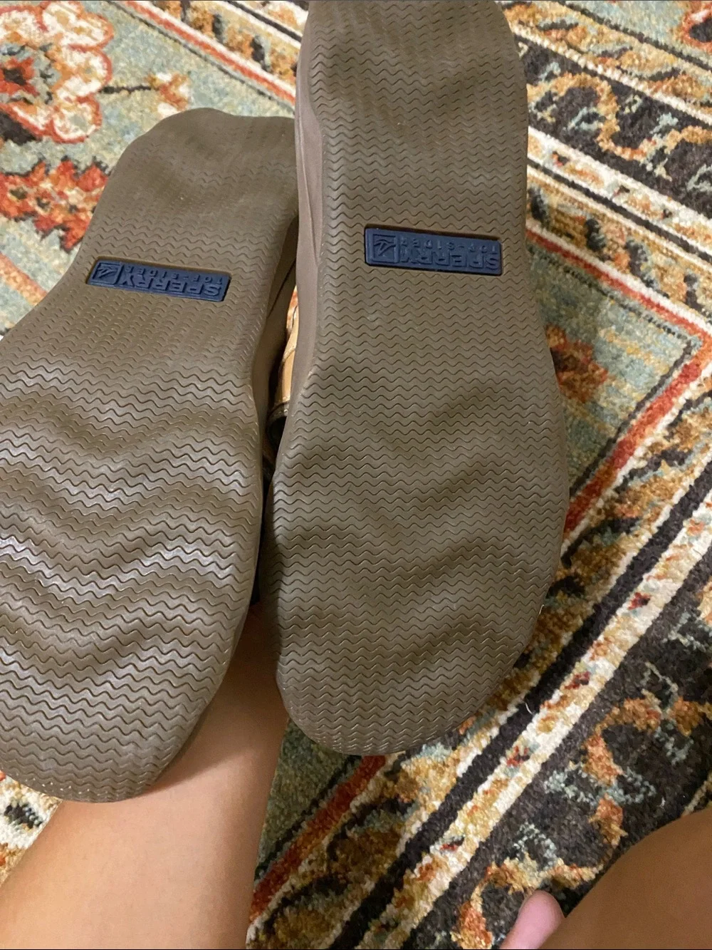 Sperry outer banks Men’s Brown Leather Thong Sandals